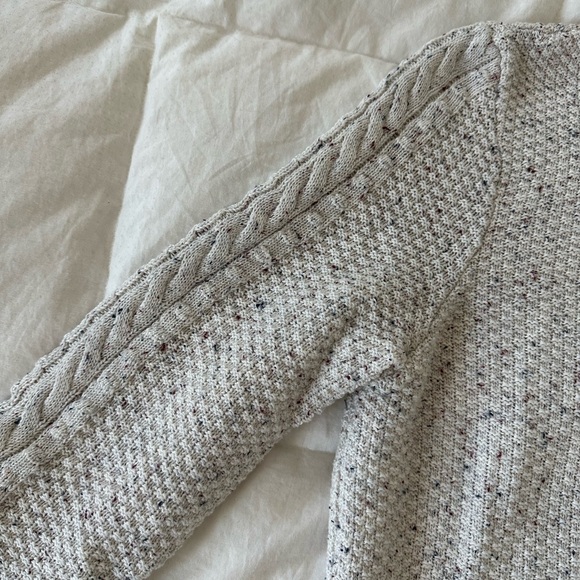 LOFT Light Gray Crew Neck Sweater - Picture 6 of 6